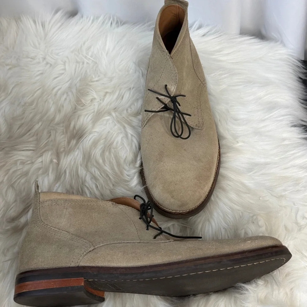 Cole Haan Mens Tan Suede Chukka Boots C23872 Size 10.5 M